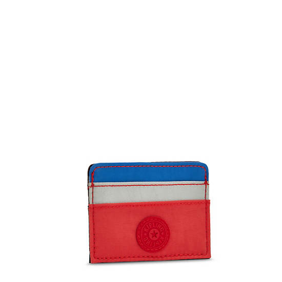 Sacs Kipling Cardy Card Holder Bleu Rouge | FR 1162YX